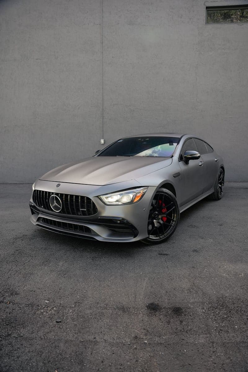 Mercedes-AMG GT 53 4-Door in Matte Selenite Grey