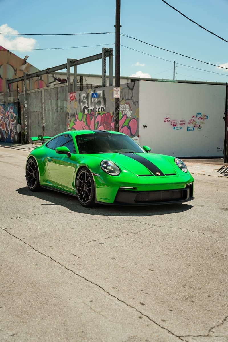 Porsche 911 GT3 in Python Green